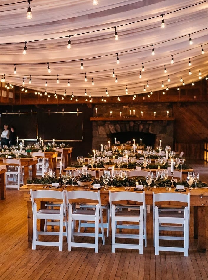 Maine Teen Camp - cafe & draping